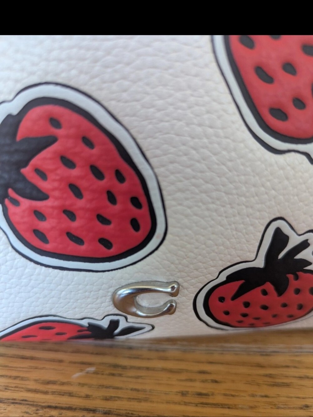 Coach Strawberry Pouch - Picture 2 of 5